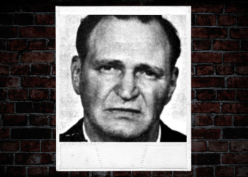 A mugshot of Charles (Charlie Bullets) Albero