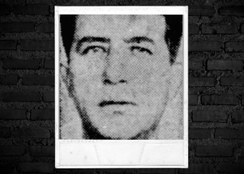 A mugshot of Nicholas Delmore.