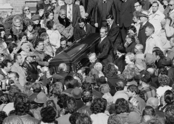 Carlo Gambino's funeral.