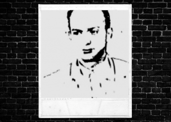 A photocopied mugshot of James Caserta