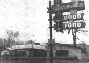 A photo of Horwath's restaurant where Chicago mobster Chuck English met his maker.