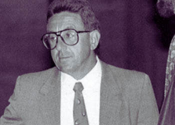 Springfield, Massachusetts boss Big Al Bruno walks out of court.