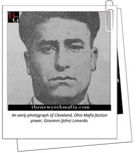 An early photograph of Cleveland, Ohio Mafia faction power, Giovanni (John) Lonardo.