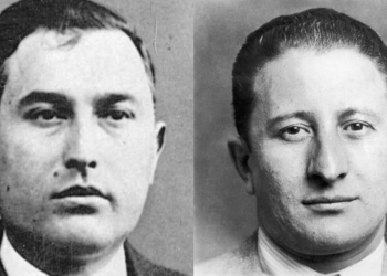 Mugshots of Joe Profaci and Carlo Gambino