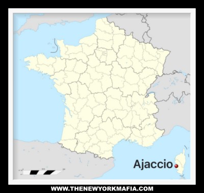 France & Corsica on the map.