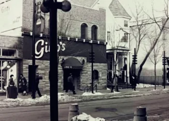 Gino's Pizza in Madison, Wisconsin as featured in he Business Savvy Carlo Caputo: Madison's Multimillionaire Mafioso on Button Guys of the New York Mafia