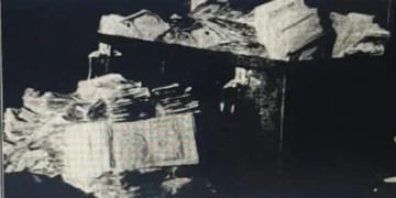 Samuel Schlitten and Moe Schlitten - Bronx Racket Kingpins featuring newspaper photo of a policy raid bust on Button Guys of The New York Mafia - featured image