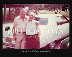 Outside Charlie’s Roost hunting lodge.