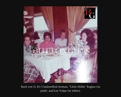 Photo of "Little Millie" Regino (in pink) and Lee Volpe (in white)