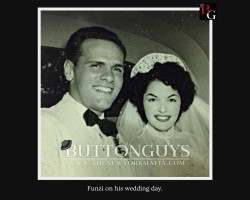 Funzi on his wedding day.